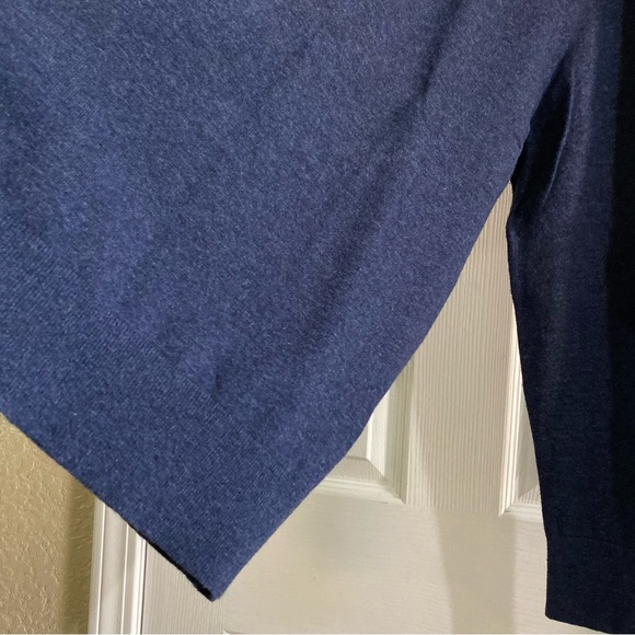 Banana Republic Men’s Blue Italian Wool Sweater Sz XL - Picture 6 of 15